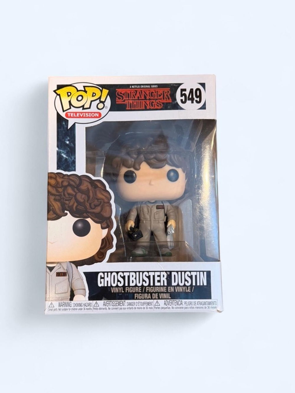 Stranger Things Ghostbusters Dustin 549 Funko Pop